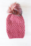 Bordeaux Taylor Luxury Knit Beanie