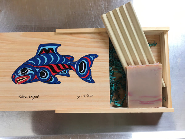 Salmon Wooden Gift Box